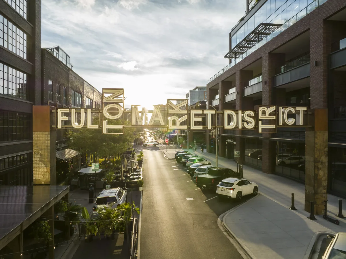 Fulton Market neighborhood in Chicago